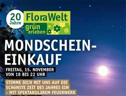 Mondscheineinkauf 15. November von 18:00 - 22:00 Uhr